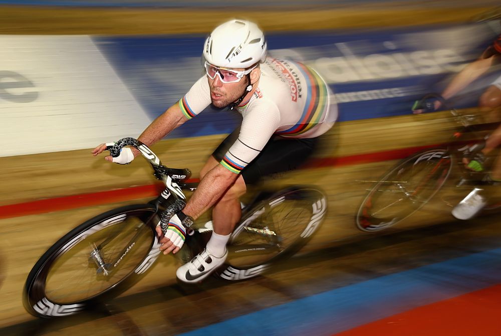 Mark Cavendish in action