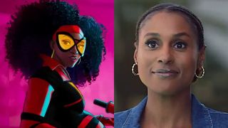 From left to right: Spider-Woman and Issa Rae