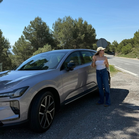 Lauren Cunningham Volvo EX60 test drive