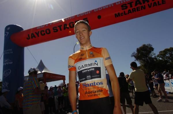 Cameron Meyer leads the race with one stage remaining