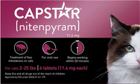 CAPSTAR Oral Flea Treatment for Cats RRP: $40.99 | Now: $25.89 | Save: $15.10 (37%)