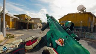 The Kilo 141 in Black Ops 6 with the Jade camo applied. 