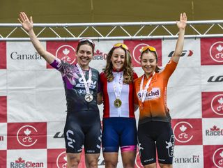 Road Race - Women - Coles-Lyster wins first Canadian championship title