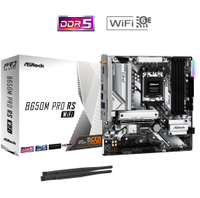 ASRock B650M Pro RS WiFi | Micro ATX | 8+2+1 phase | 3x NVMe slots | $149.99 $139.99 at Newegg (save $10)