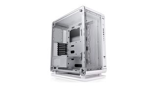Thermaltake Core P6 Tempered Glass Snow against a white background