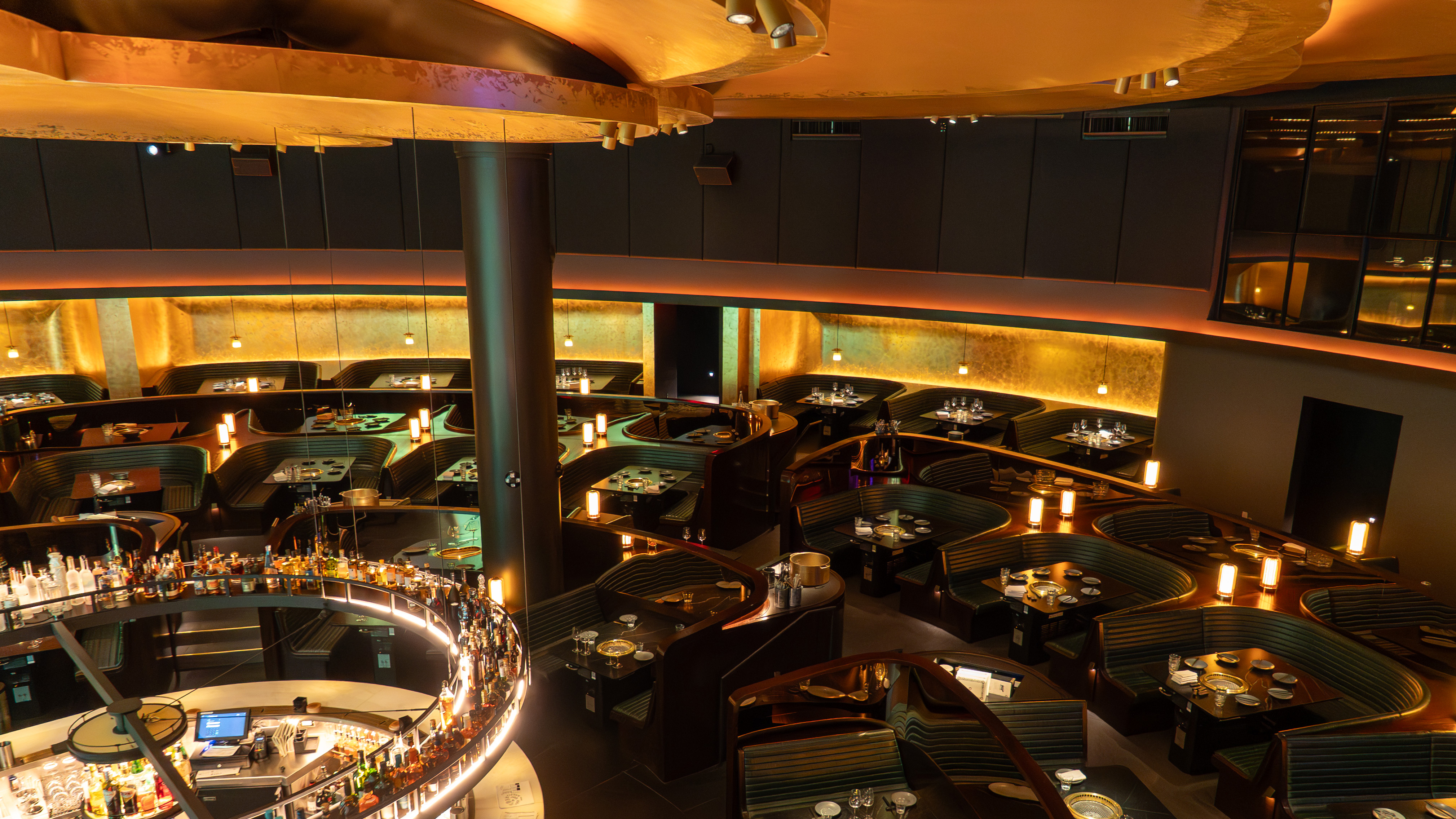 The interior of the Cote Las Vegas lounge and restaurant. 