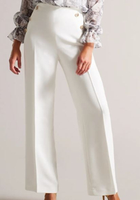 Llaylat Embossed Button Wide Leg Pants | $185/£150 | Ted Baker&nbsp;