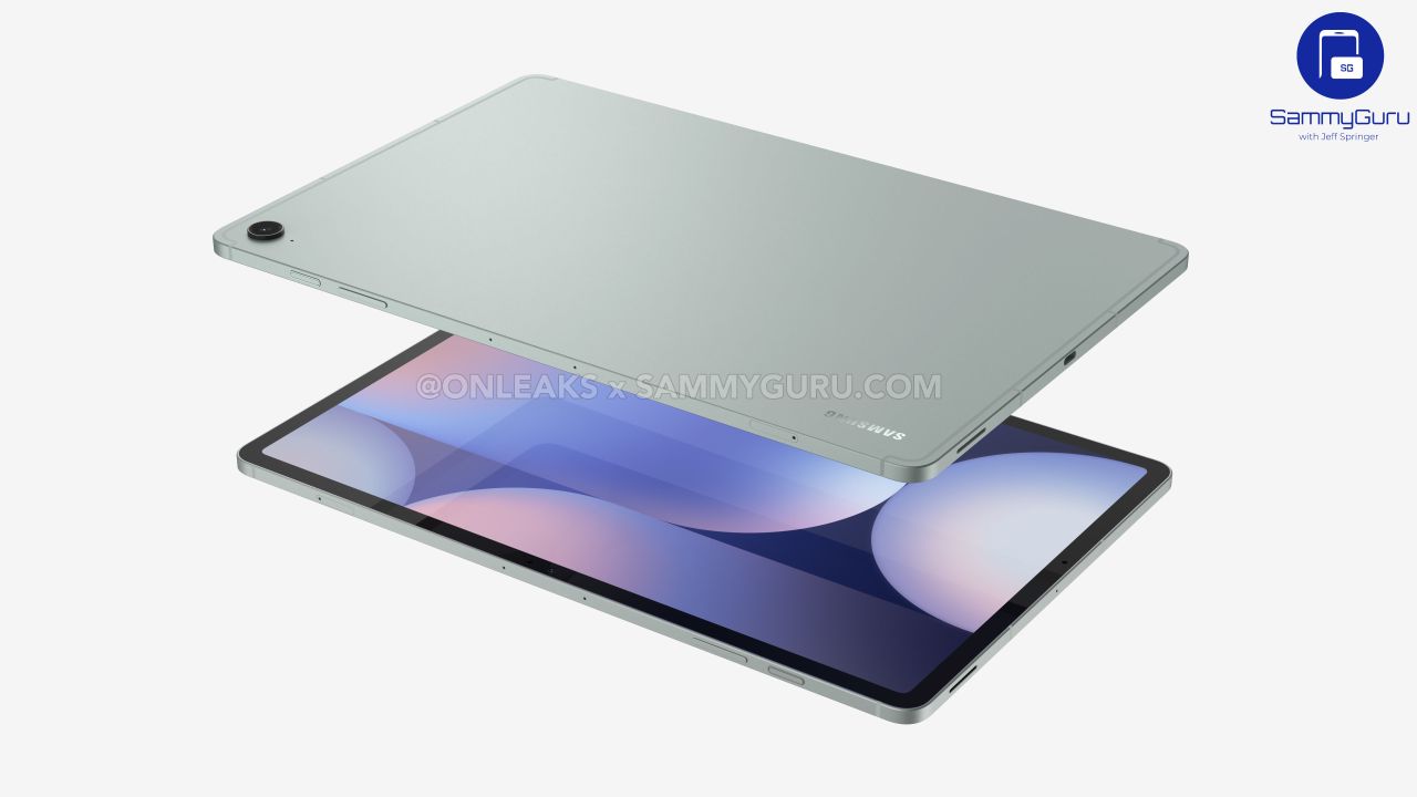 Samsung Galaxy Tab S10 FE leaked renders