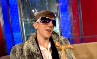 James O'Keefe dressed as a pimp when he appeared on Fox in 2009 after his ACORN prank.