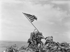 Raising the Flag on Iwo Jima, by Joe Rosenthal.