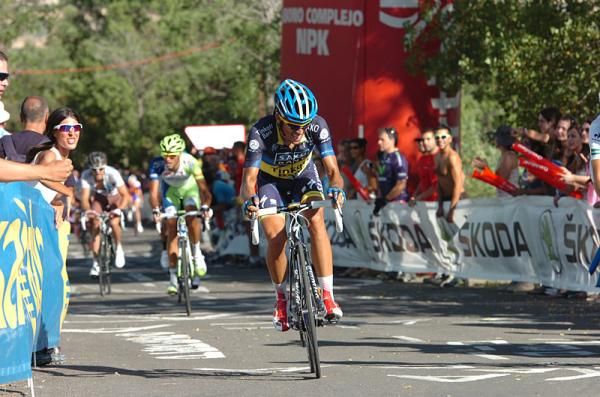 Alberto Contador (Saxo Bank - Tinkoff Bank) grits his teeth