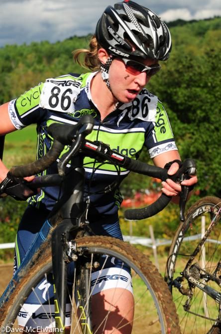 Kate Lysakowski (Cycle Lodge) running the stairs