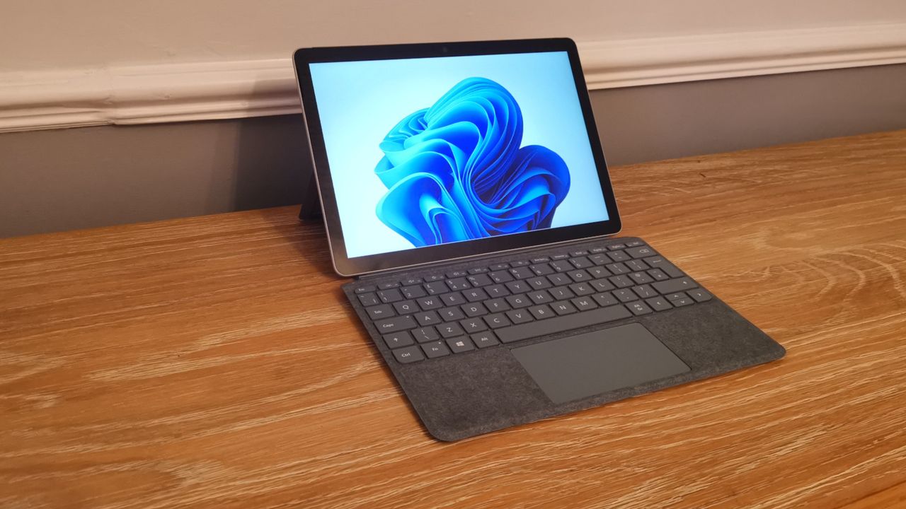 A photograph of the Microsoft Surface Go 3