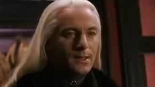 Lucius Malfoy talks to Harry Potter for the first time.