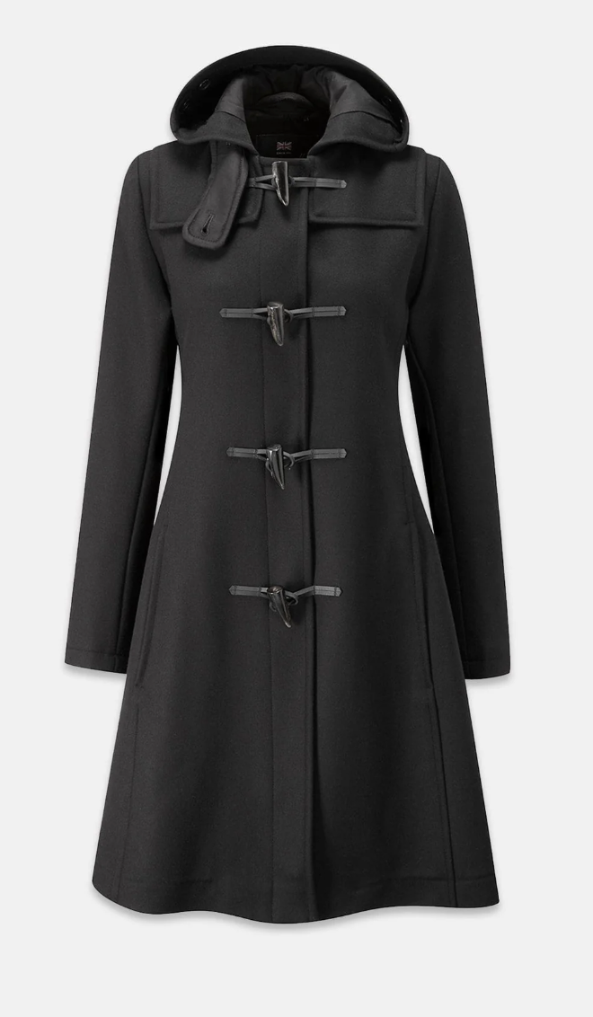 Gloverall, Women&#039;s Swing Duffle Coat Black