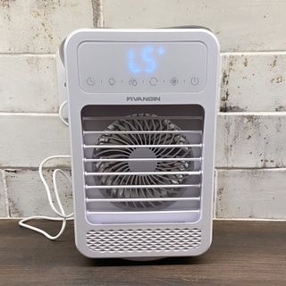 The Fivangin Portable Air Cooler being tested at home