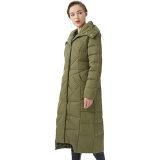 amazon prime fashion deals orolay green long puffer coat