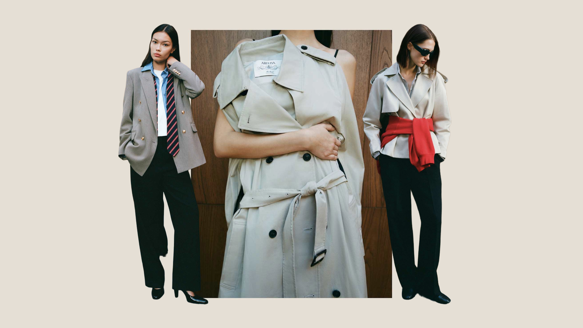 photos from the Aritzia Pre-Spring 2026 campaign 