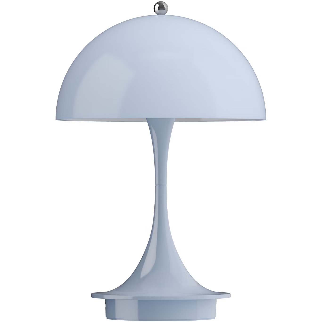 Panthella 160 Lâmpada de mesa portátil V3, Opal White