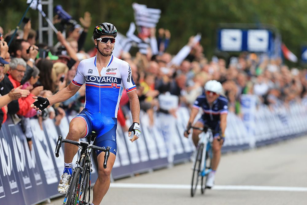 Peter Sagan made it look easy on his way to winning the European championships