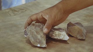 The ancient technology used for making Nubian Levallois flints is thought to be a hallmark of early modern humans and could chart their progress from Africa through the Arabian Peninsula.