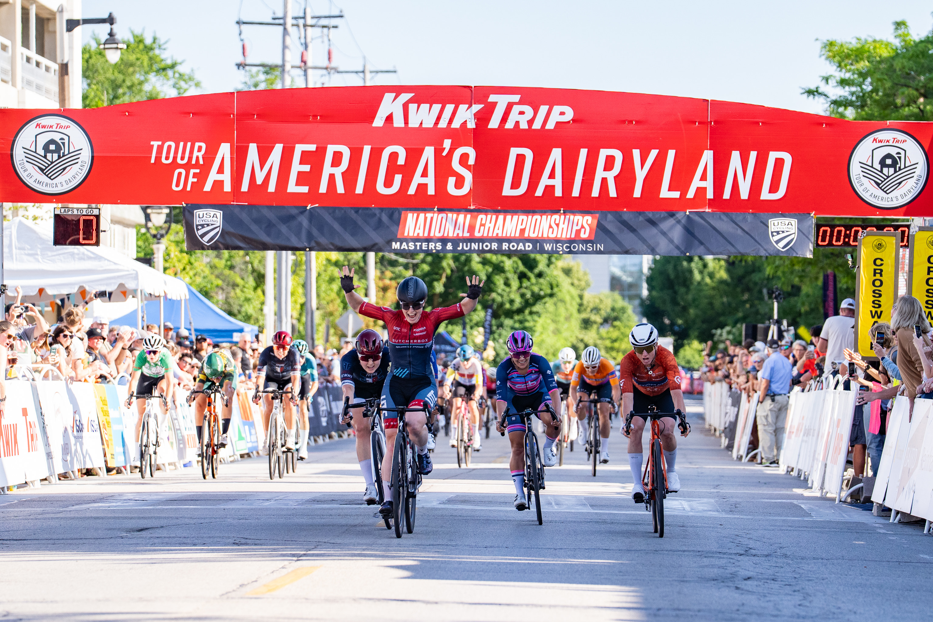 Aline Seitz (UTC Butcherbox) wins American Criterium Cup #3 in Downer Grove 