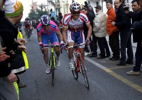Danilo Di Luca (Katusha) and Damiano Cunego (Lampre - ISD)