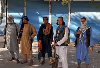 Taliban fighters in Kunduz.