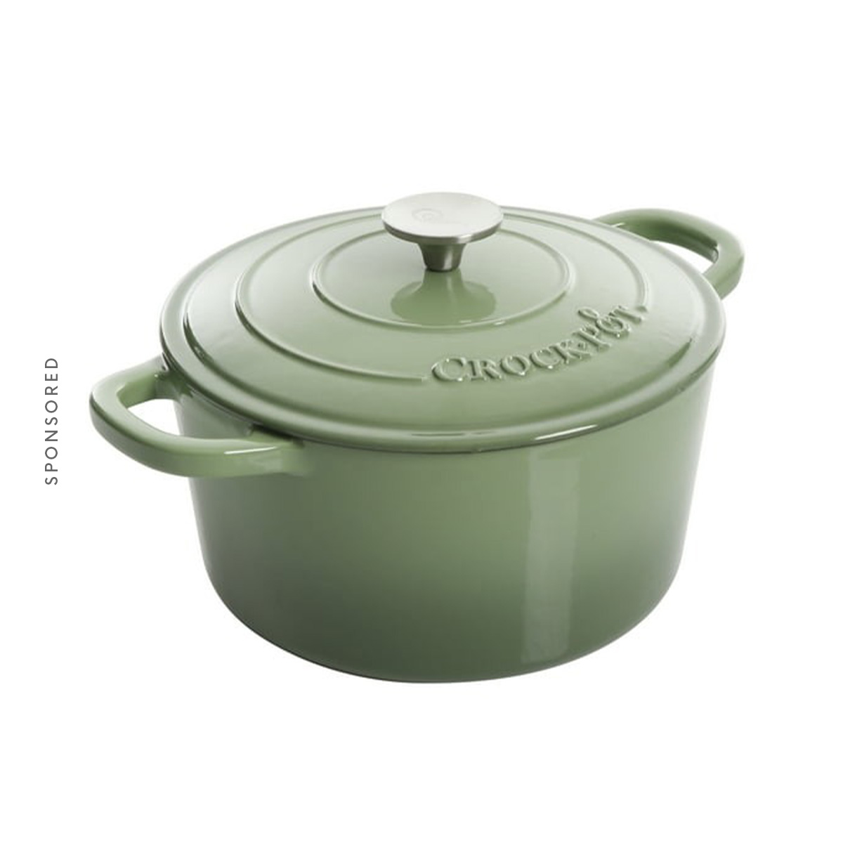 Crock Pot Artisan 5-Quart Dutch Oven - Pistachio GreenCrock Pot Artisan 5-Quart Dutch Oven