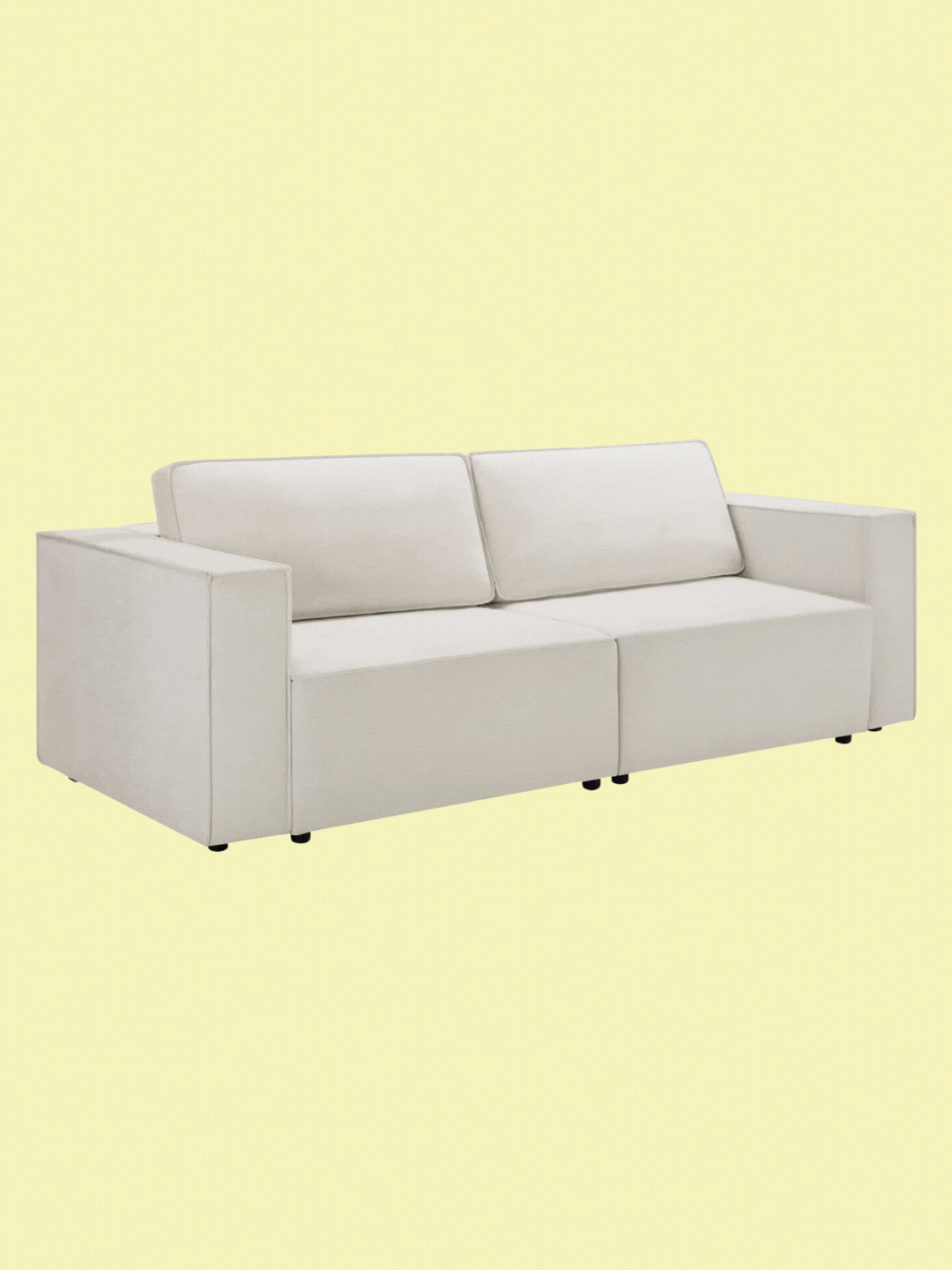 DUSK, Brooklyn Sofa Bed - Ivory