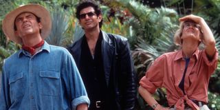 Sam Neill, Laura Dern, Jeff Goldblum in Jurassic Park