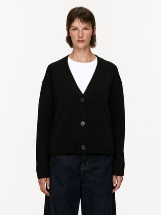 Cashmere-Wool Cardigan