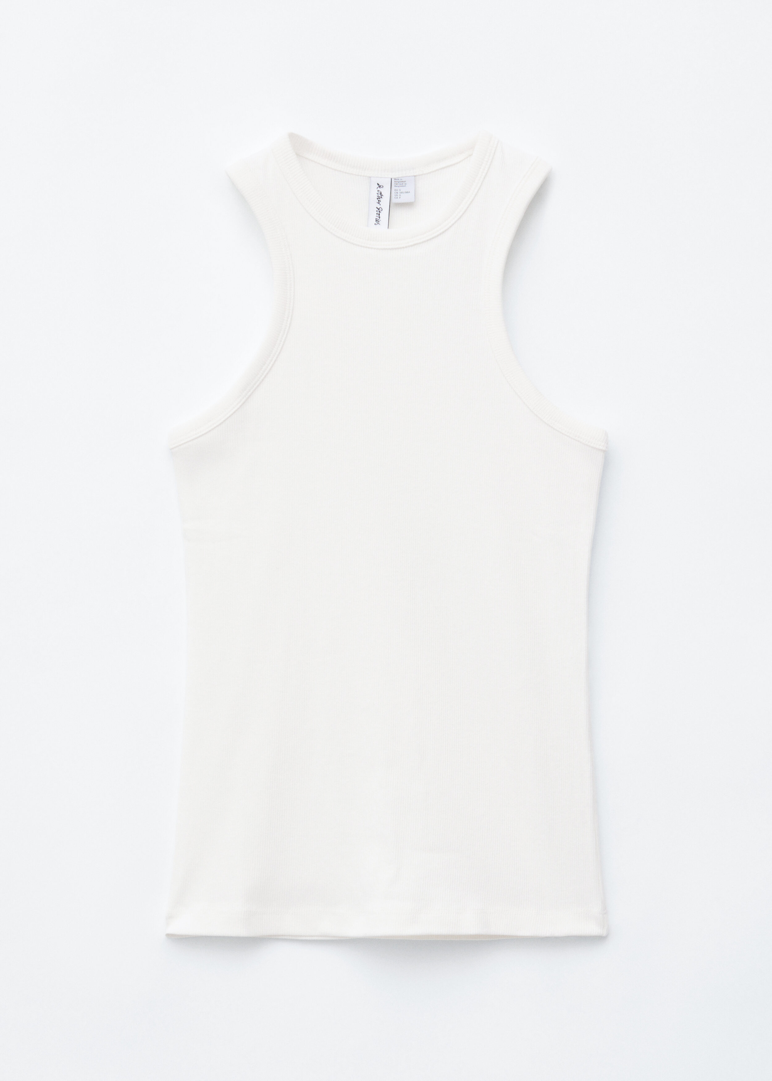 Ribbed Cotton Tank Top