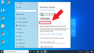 How to update Windows 10 - check for optional updates