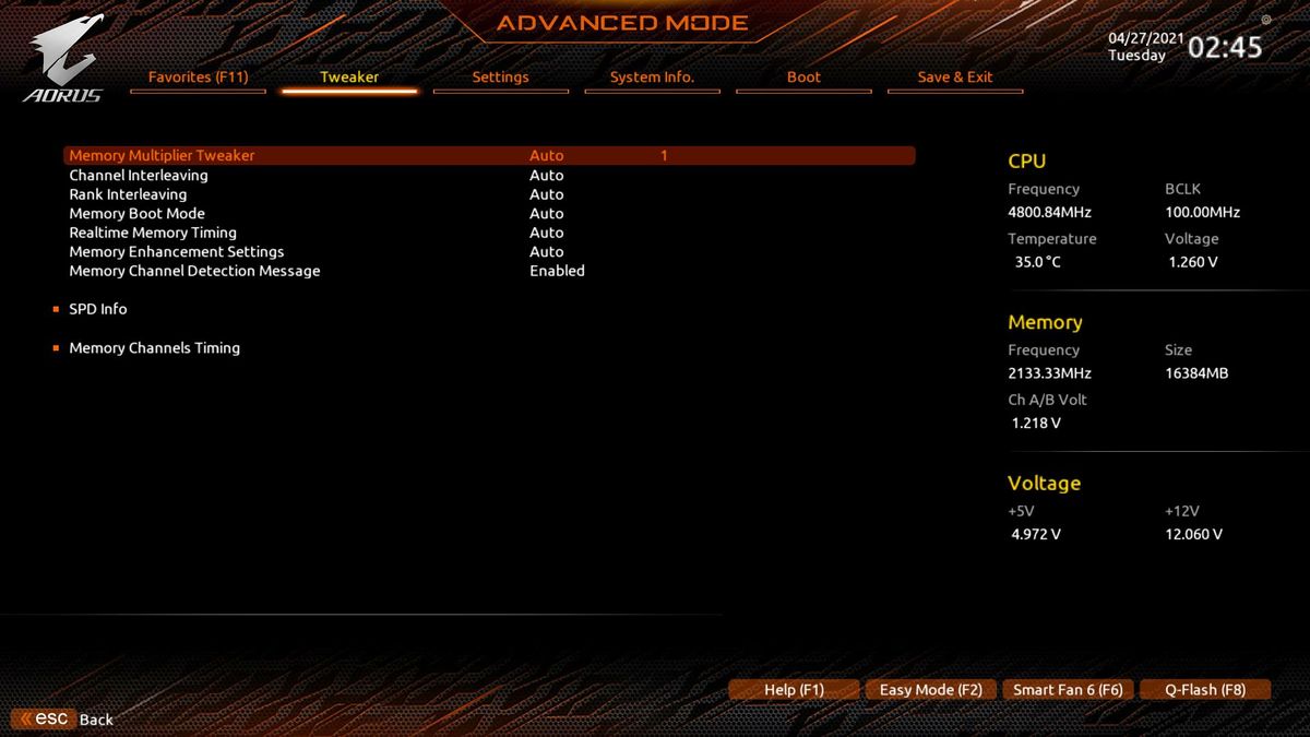 Gigabyte Z590I Aorus Ultra