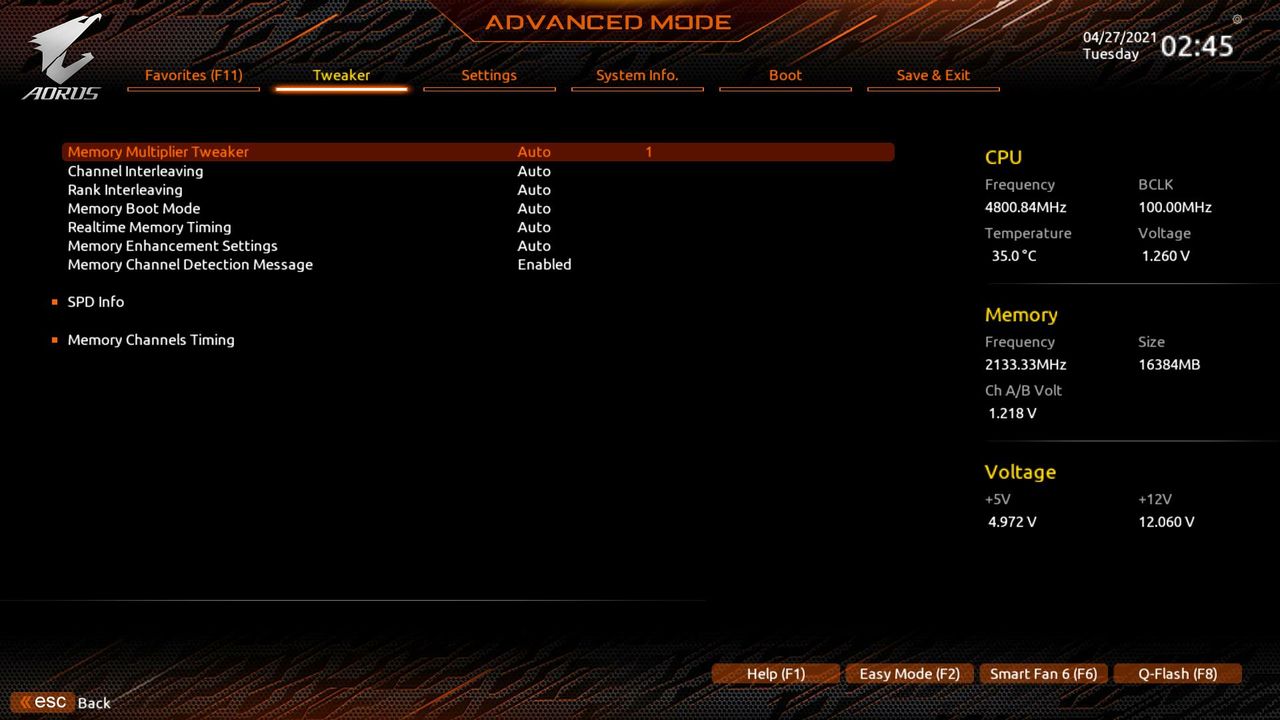 Gigabyte Z590I Aorus Ultra