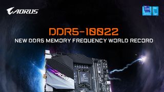 Aorus DDR5 RGB memory overclocked 