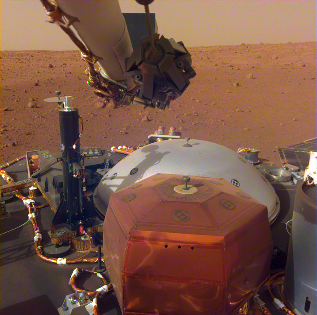 InSight lander heat mole instrument