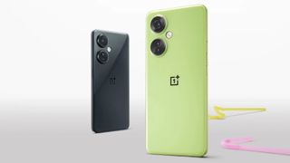 The OnePlus Nord CE 3 Lite 5G in both colorways