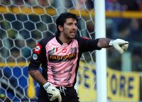 Gianluigi Buffon in action for Juventus in 2003