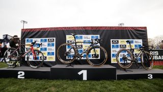 The three podium bikes of the 2019 Paris-Roubaix