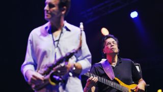 Eric Marienthal and Jimmy Haslip of Jeff Lorber Fusion performs on stage at Ahoy at North Sea Jazz Festival on July 12, 2014 in Rotterdam, Netherland
