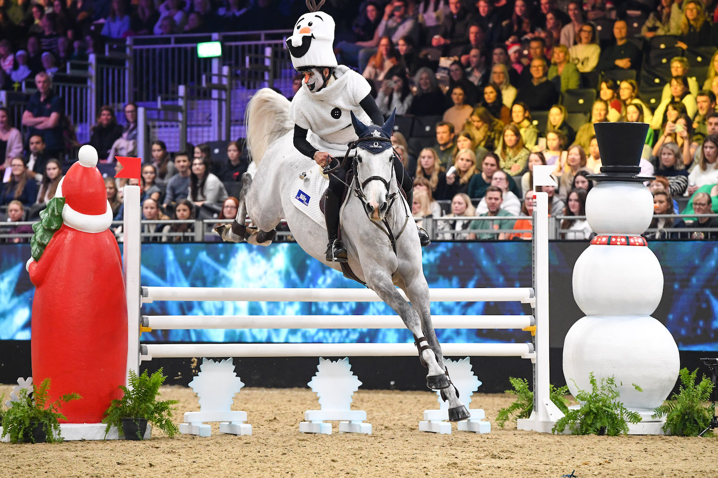 Fancy dress relay at London Horse Show