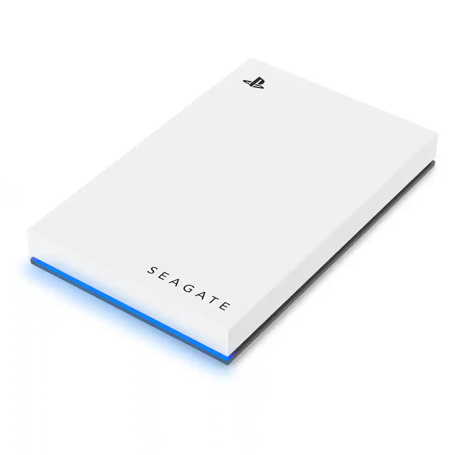 The Seagate Game Drive for PlayStation external hard drive on a white background