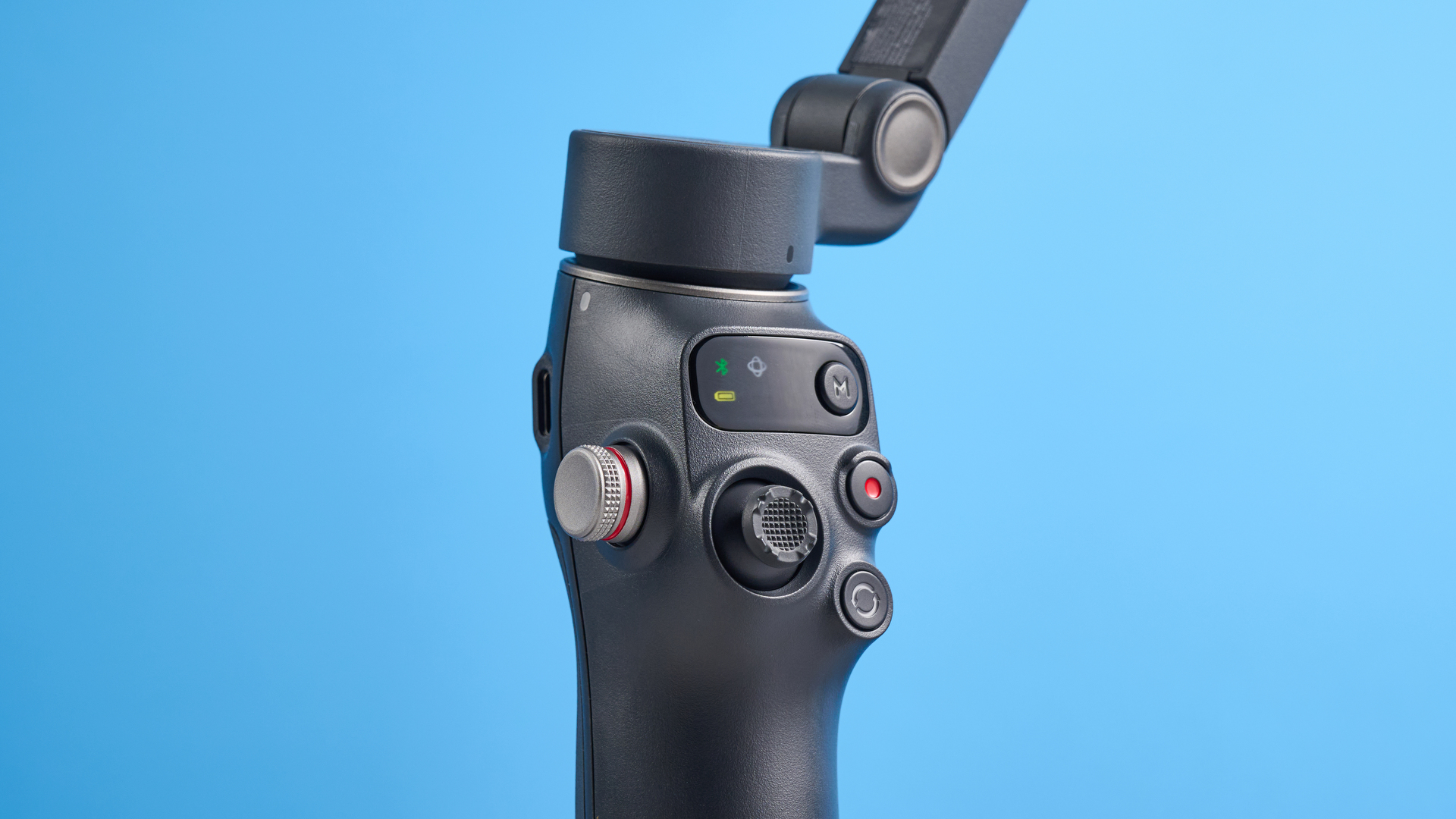 A DJI Osmo Mobile 8 pocket-sized mobile gimbal
