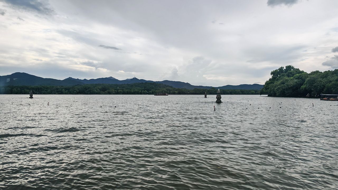 The West Lake in Hangzhou, China.