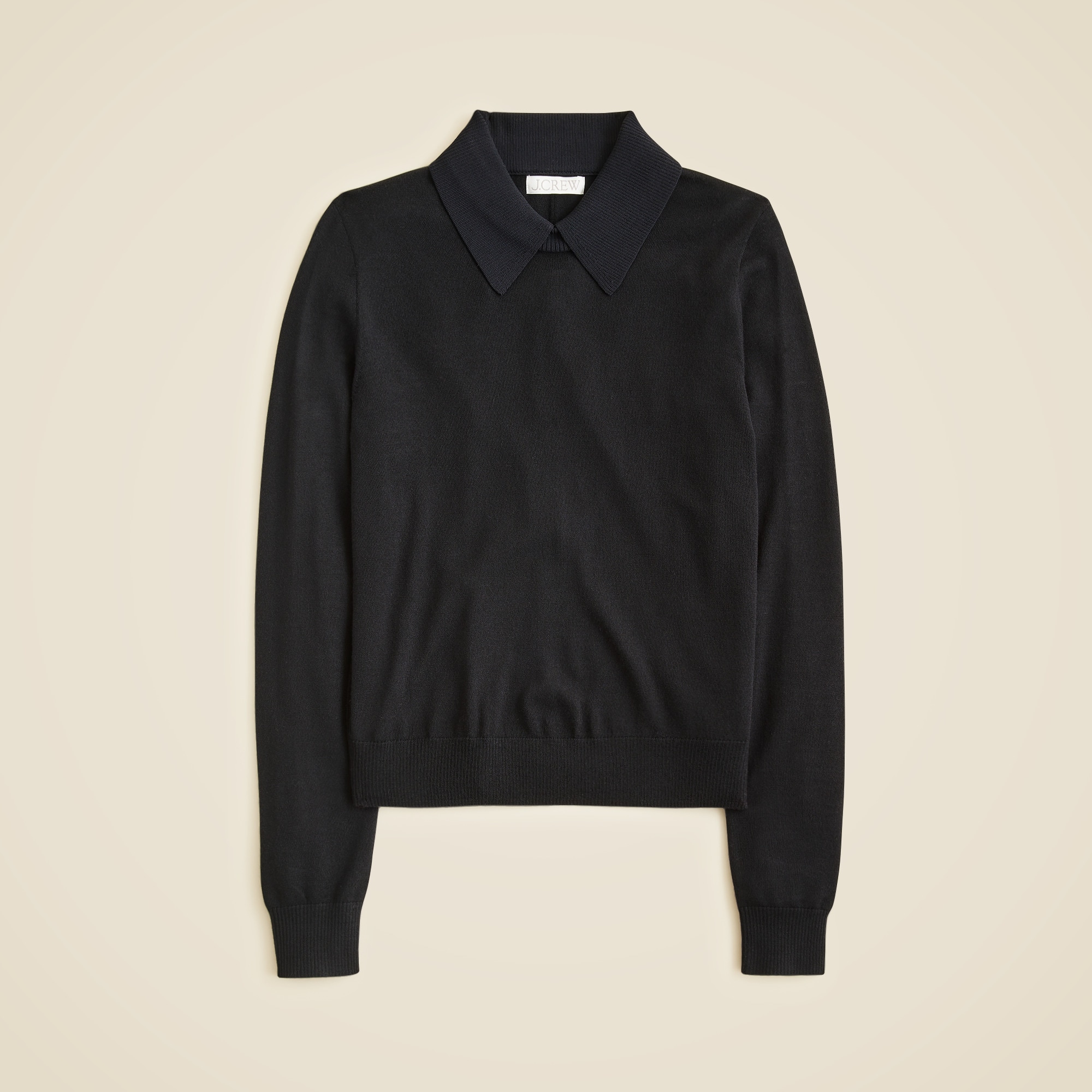Carolyn Collared Sweater in Merino Wool