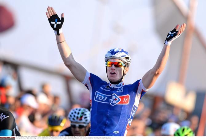 Arnaud D&eacute;mare wins stage 6