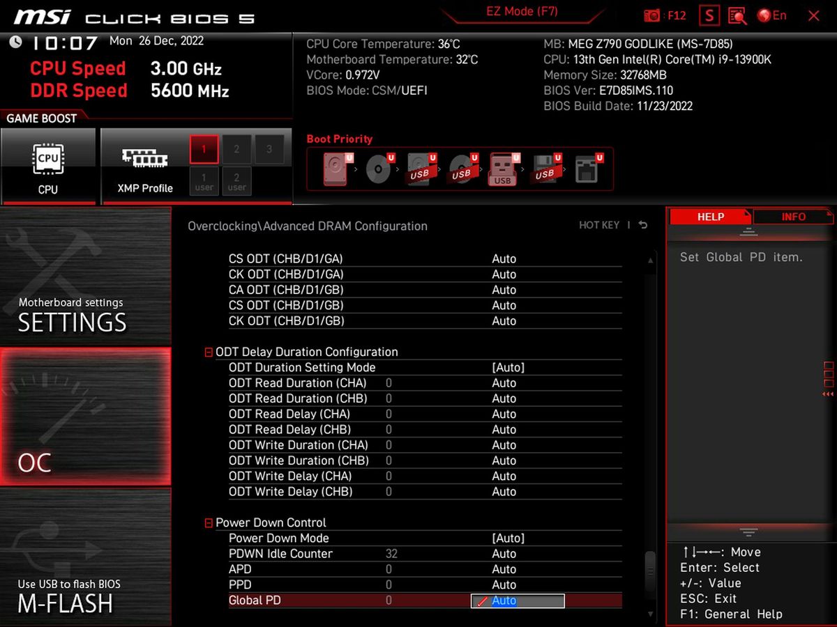 MSI MEG z790 Godlike
