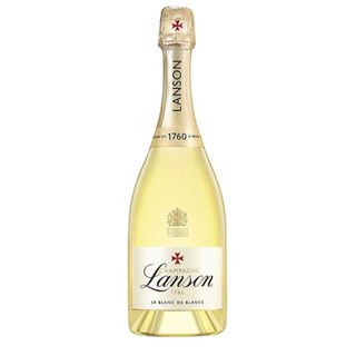 A bottle of the Lanson blanc de blanc - christmas gifts for him